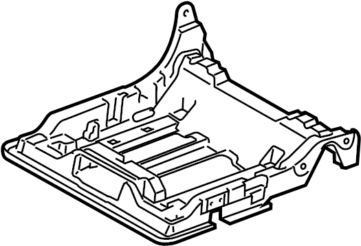 View BU5Z9663160B Seat Frame (Right, Rear) Full-Sized Product Image