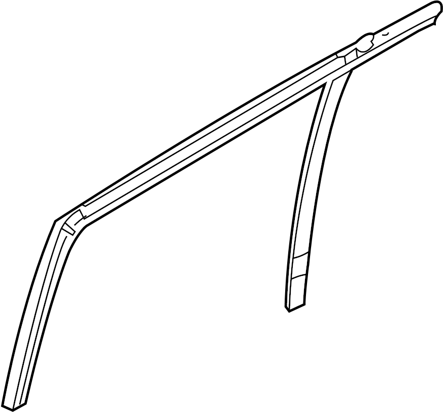 View 8A8Z7425767A Window Channel Full-Sized Product Image