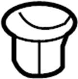 View W714703S300 Quarter Panel Molding Seal Full-Sized Product Image