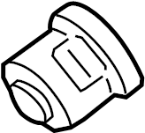 View CA8Z7443252A Liftgate Lock Striker Plate Full-Sized Product Image