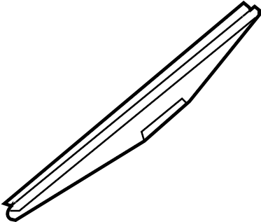 View 8L8Z17528CA Back Glass Wiper Blade (Rear) Full-Sized Product Image