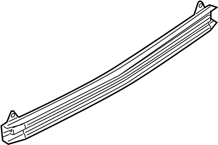 View DE9Z17906A Bumper Impact Bar (Rear) Full-Sized Product Image