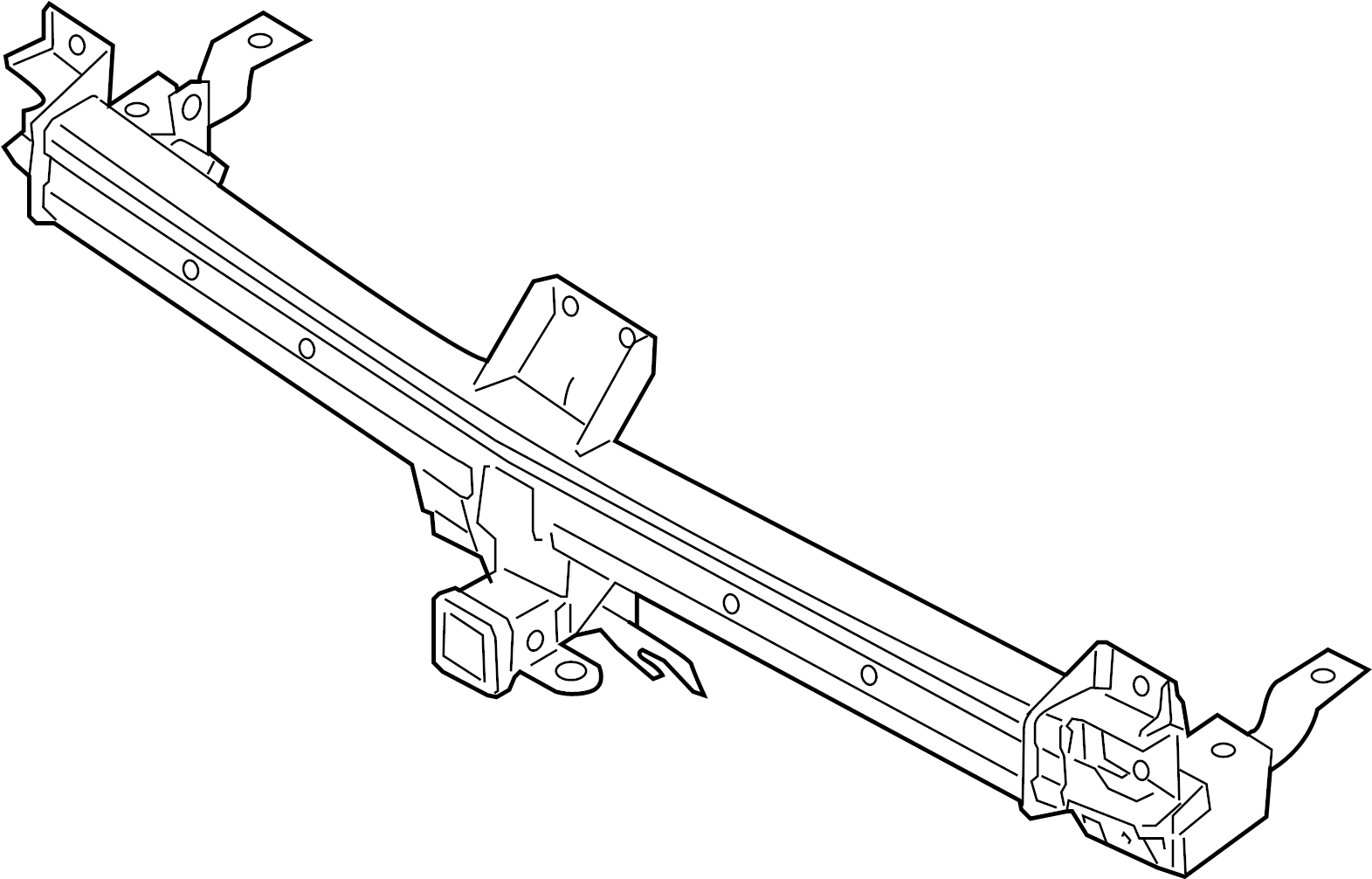 View BA8Z17D826A Trailer Hitch Full-Sized Product Image