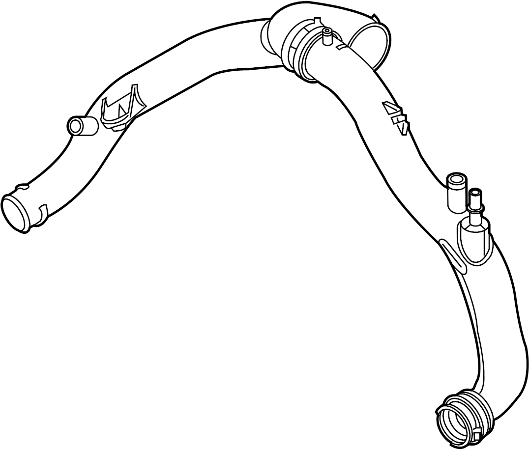 View AA5Z9R530C Engine Air Intake Hose Full-Sized Product Image