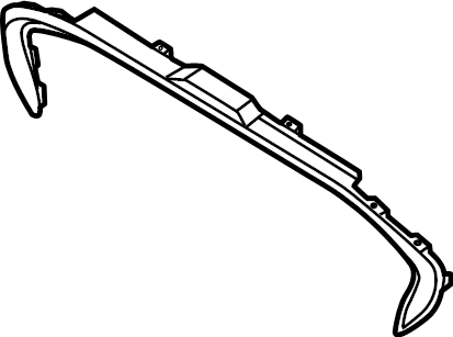 View LJ8Z8419CA Bumper Trim (Front, Lower) Full-Sized Product Image