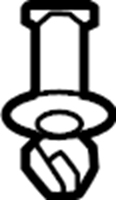 View W714931S300 Rivet. (Front, Upper, Lower) Full-Sized Product Image