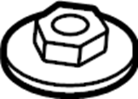 View W720471S450 A/C Compressor Nut Full-Sized Product Image