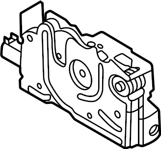 View LJ8Z16700A Hood Latch Full-Sized Product Image
