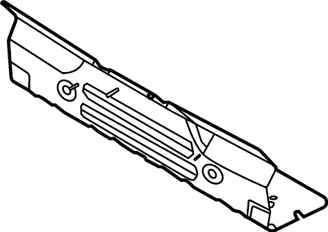 View LJ9Z5810414A Floor Pan Crossmember (Front, Rear, Upper) Full-Sized Product Image