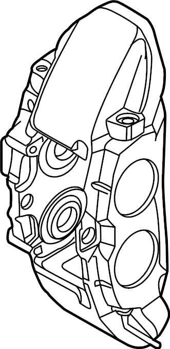 View LJ9Z2B121B Disc Brake Caliper Full-Sized Product Image