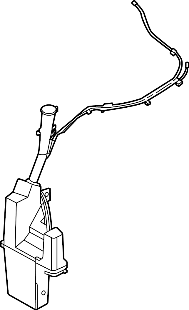 View LJ8Z17618A Washer Fluid Reservoir Full-Sized Product Image