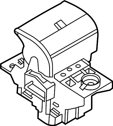 View GJ5Z2B623CB Electronic Parking Brake Control Switch Full-Sized Product Image