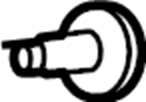 View W712015S303 Seat Belt Lap and Shoulder Belt Bolt (Upper) Full-Sized Product Image