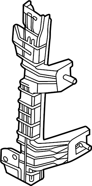 View LJ8Z5825796A Window Regulator Guide (Front, Rear, Lower) Full-Sized Product Image