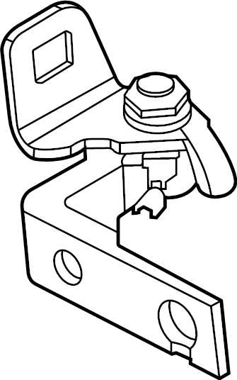 View H1BZ5826810A Door Hinge (Upper, Lower) Full-Sized Product Image