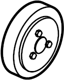 View 6L1Z19D786AA Clutch. Conditioning. Compressor. Air. (A/C). Drive. Hub. Disc Assembly.  Full-Sized Product Image