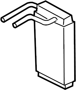View H2MZ18476P HVAC Heater Core Full-Sized Product Image