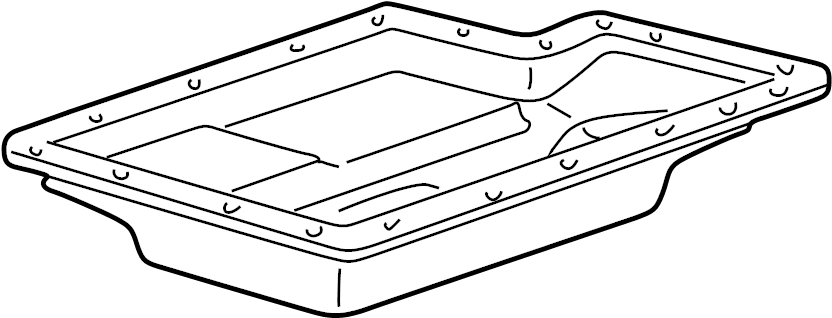 View F81Z7A194BA Transmission Oil Pan Full-Sized Product Image