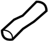 View 2L1Z9047AB Fuel Filler Hose Full-Sized Product Image