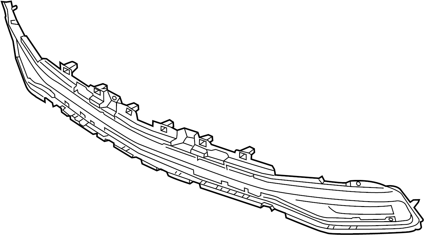 View CL1Z17757B Bumper Impact Bar (Front) Full-Sized Product Image
