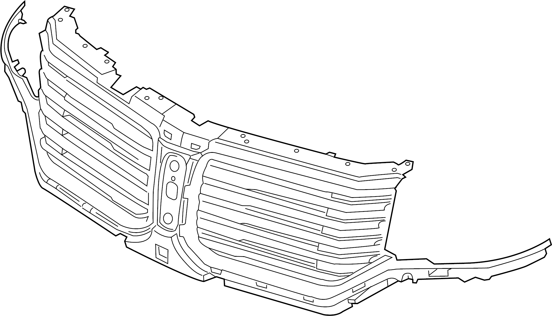 View FL7Z8200AA Grille (Upper) Full-Sized Product Image