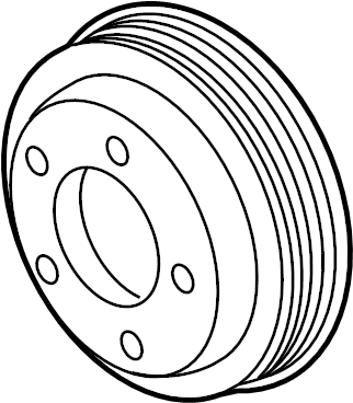 View ER3Z8509A Engine Water Pump Pulley Full-Sized Product Image