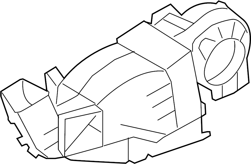 View 9L1Z18D283A HVAC Unit Case (Rear, Lower) Full-Sized Product Image