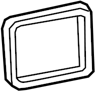View F85Z19E715AA Instrument Panel Air Duct Seal (Lower) Full-Sized Product Image