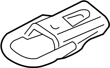 View FL3Z17A954E Tow Hook (Rear) Full-Sized Product Image