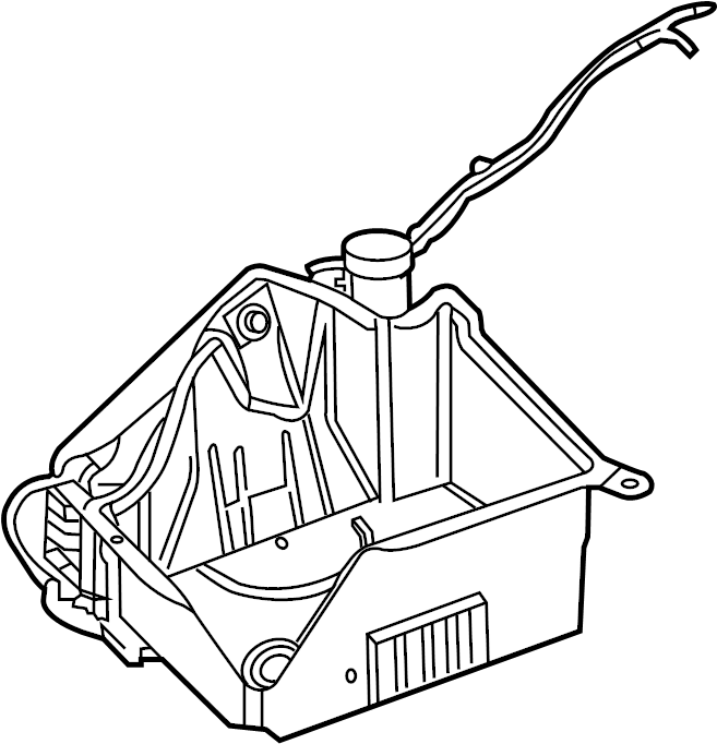 View 9L1Z10732A Tray Assembly - Battery. Washer Fluid Reservoir.  Full-Sized Product Image