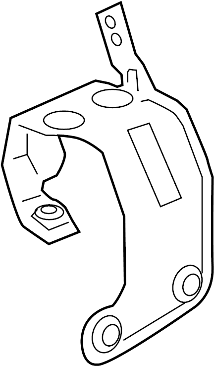 View 8L1Z2C304A ABS Modulator Bracket Full-Sized Product Image