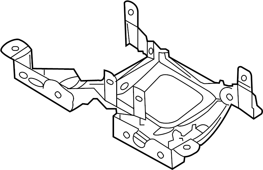 View 7L1Z14A254AA Bracket. Cover. Fuse. (Lower) Full-Sized Product Image