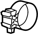 View 2L1Z5A231AA Clamp. Pipe. Exhaust.  Full-Sized Product Image