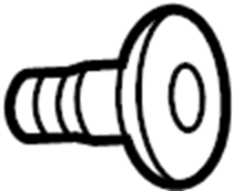View W713314S439 Bolt. Bracket. (Front) Full-Sized Product Image
