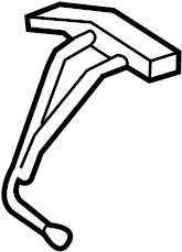 View FL1Z5260A Bracket. Muffler. Hanger. (Front) Full-Sized Product Image