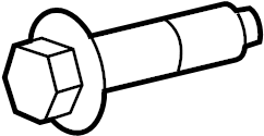 View W712682S439 Suspension Shock Absorber Bolt (Lower) Full-Sized Product Image