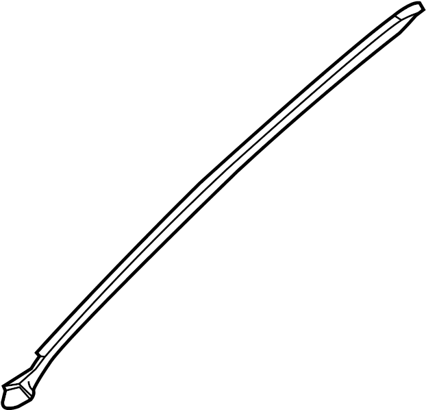 View 7L1Z7851692A Seal. Drip. Roof. Windshield. Weatherstrip.  Full-Sized Product Image