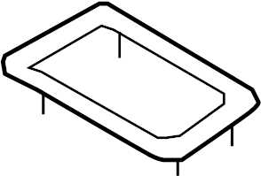 View 7L1Z7E391AB Bezel. Trim. Cup. Console. Holder.  Full-Sized Product Image