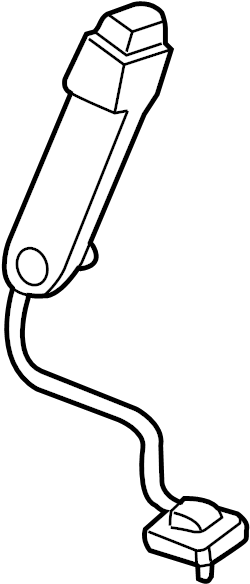 View 7L1Z7861203AB Seat Belt Receptacle Full-Sized Product Image