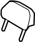 View 8L7Z78611A08AE Headrest Full-Sized Product Image