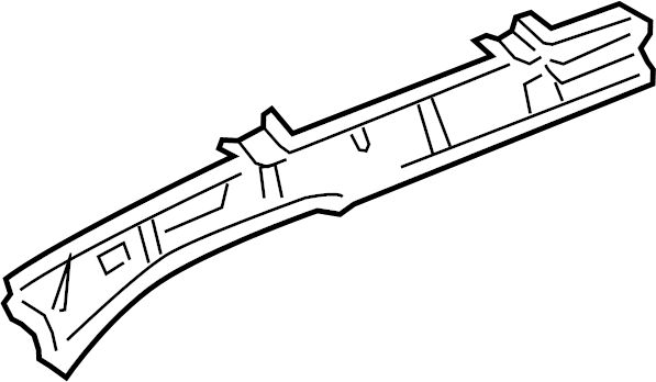 View 7L1Z40513A30A Roof Side Rail (Front, Upper) Full-Sized Product Image