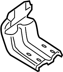View 4L1Z16A506AA Bracket. (Front) Full-Sized Product Image
