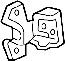 View F65Z1522800AA Door Hinge (Upper) Full-Sized Product Image