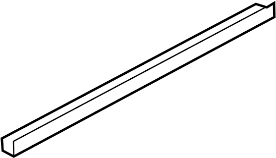 View 8L1Z7821456A Door Window Belt Weatherstrip (Upper) Full-Sized Product Image
