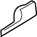 View 8L1Z7821818A Interior Door Handle (Lower) Full-Sized Product Image