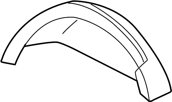 View AL1Z7827886A Wheel Housing Side Panel (Rear) Full-Sized Product Image