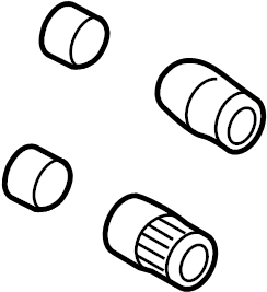 View 7L1Z2C150B Caliper. Kit. Mount. Retainer. Pin.  Full-Sized Product Image