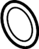 View HL3Z8507D Engine Coolant Thermostat Housing Gasket (Lower) Full-Sized Product Image