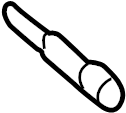 View FODZ7W441A CLEVIS PIN. Shift tube pin.  Full-Sized Product Image