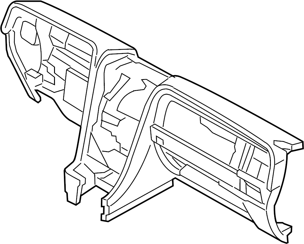 View 4C5Z7804320AAB Dashboard Panel Full-Sized Product Image